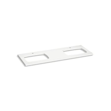 Kohler Quartz 61 Top W 2 Rectcarillon Cutoutns 28260-MMW